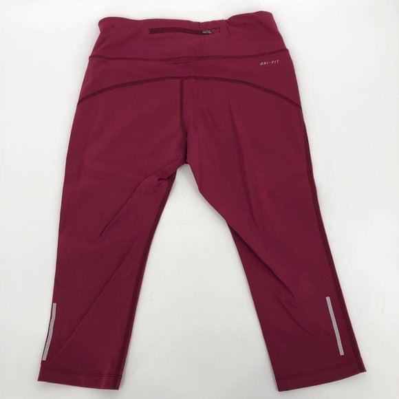Nike Pink Cropped Dri-Fit Leggings | Perfect for Any Occasion - Picture 3 of 6